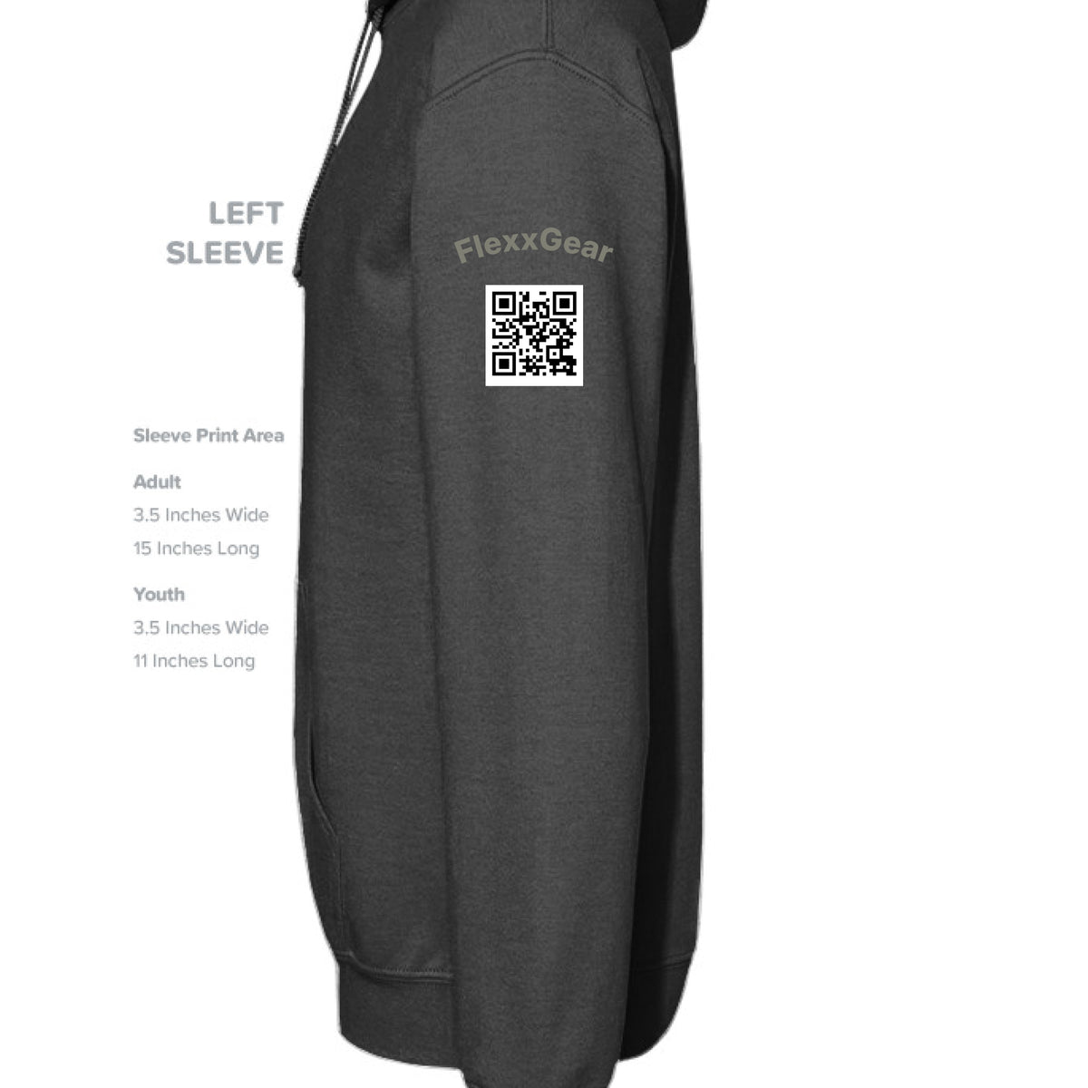 DARK GRY HEATHER - SLEEVE_LEFT